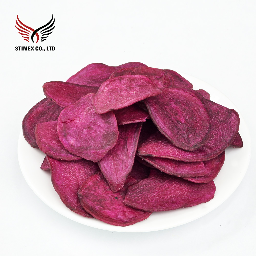 Khoai lang tím lát sấy giòn xuất khẩu